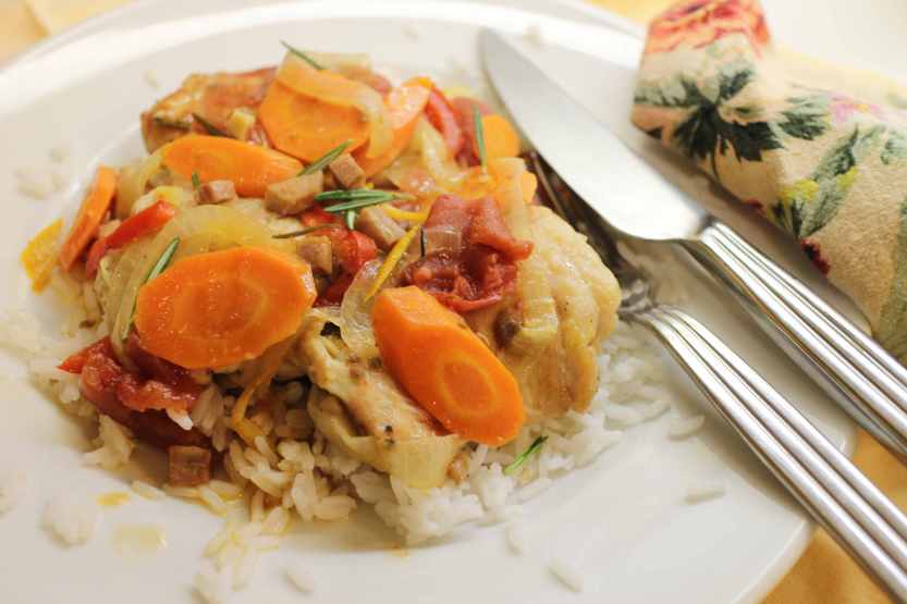 2013 0115 IMG_0411 Braised chicken with orange