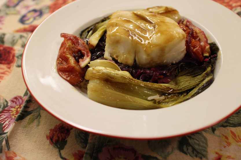 2013 0312 IMG_0892 Cod, cabbage, bok choy