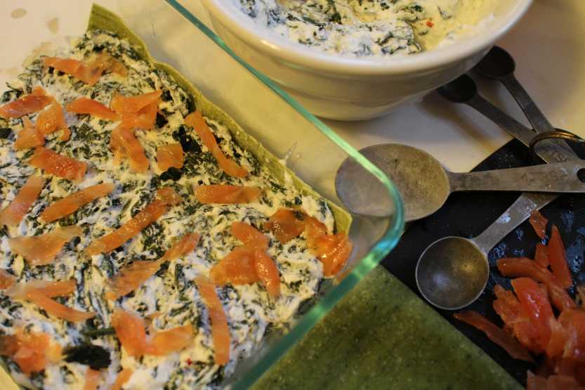 2013 0429 IMG_1310 Spinach lasagna prep