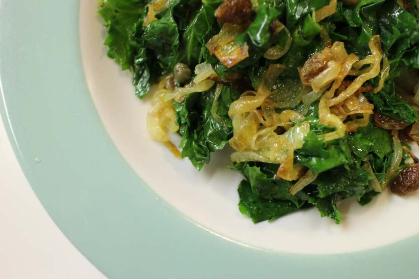 2013 0524 IMG_1674 Kale onions raisins