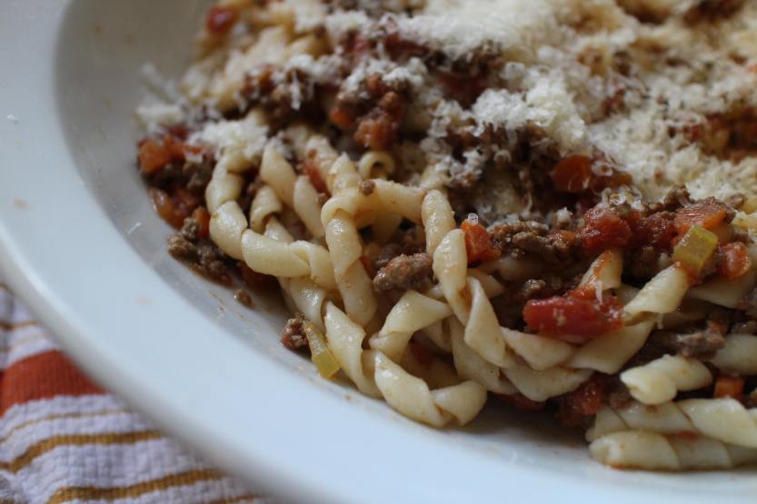 2013 1030 IMG_3313 Spaghetti with Bolognese sauce