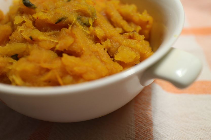 2014 0306 IMG_3969 Pureed squash, brown butter and sage