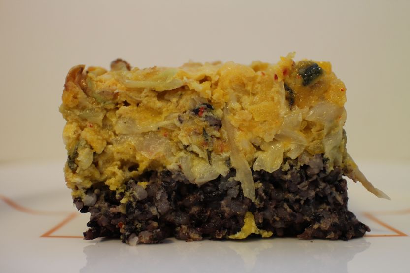 2014 0308 IMG_3973 Slice of squash cabbage gratin