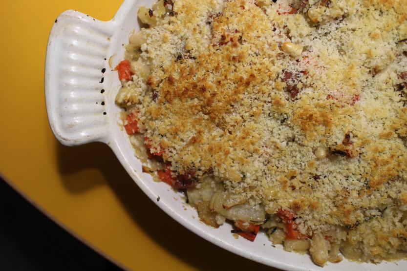 2014 0324 IMG_3995 cassoulet of chicken, fennel, sausage