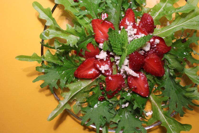 2014 0612 IMG_4522 Pickled strawberry salad