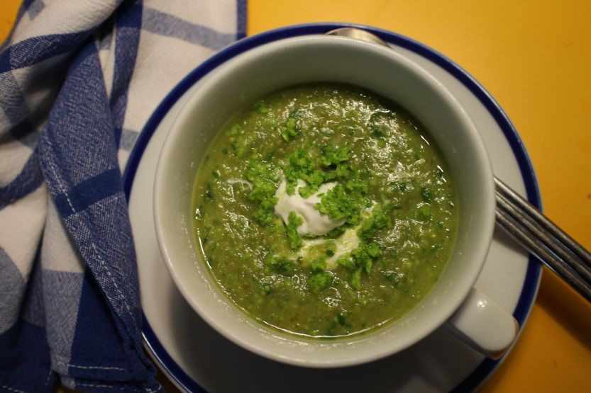 2014 0627 IMG_4675 Garlic scape soup