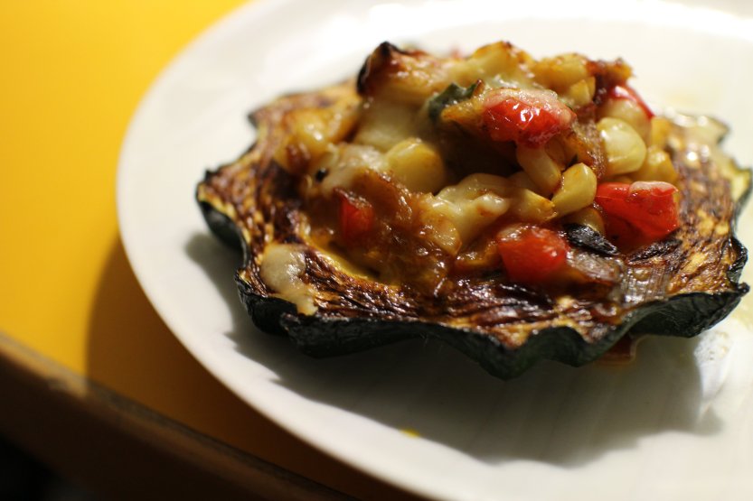 2014 0706 IMG_4777 Stuffed Patty Pan Squash