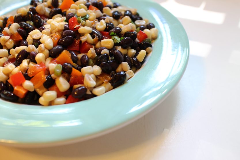 2014 0926 Corn and black bean salad