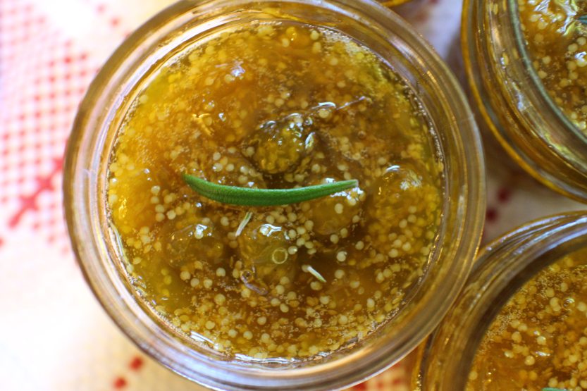 2014 1004 Husk cherry jam with rosemary